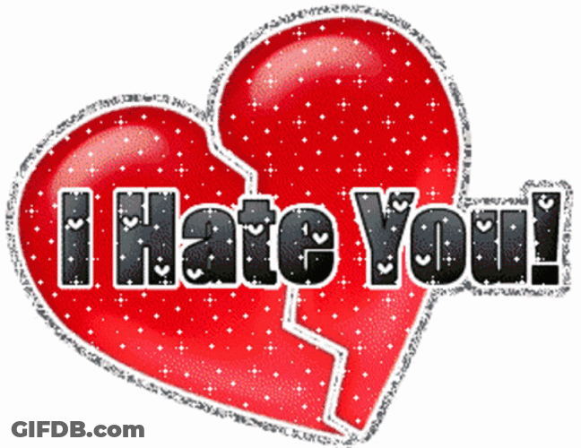 Broken Heart I Hate You GIF
