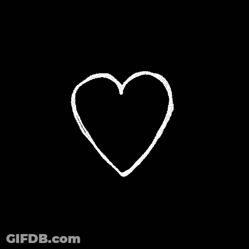 Broken Heart Tunnel Drawing GIF