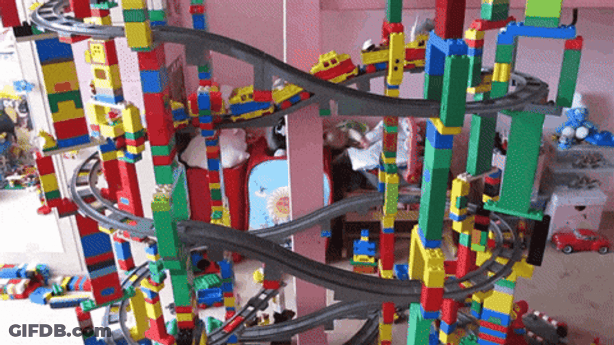 Broken Lego Duplo Train GIF