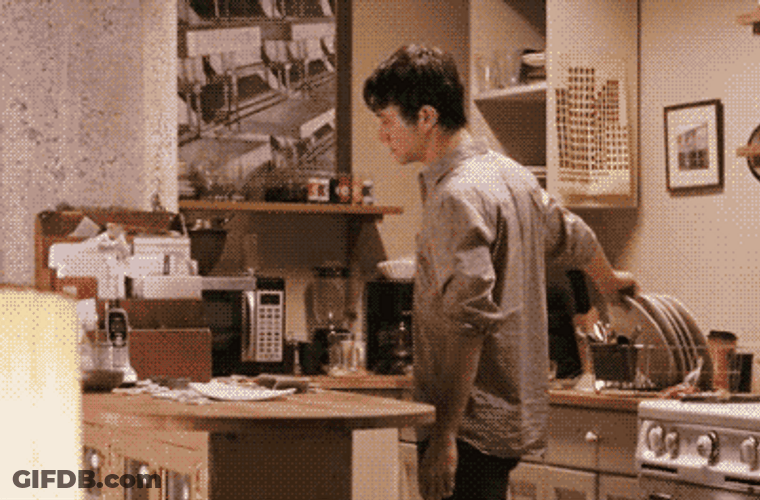 Broken Plate Of Joseph Gordon Levitt GIF
