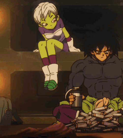 Broly And Cheelai GIF
