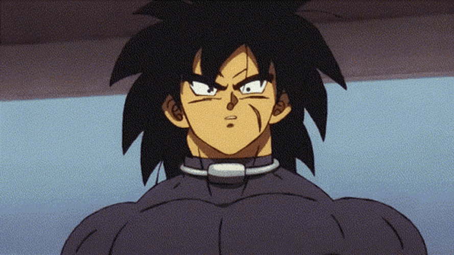 Broly Black Bodysuit GIF