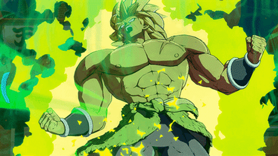 Broly Energy Shield Blast GIF