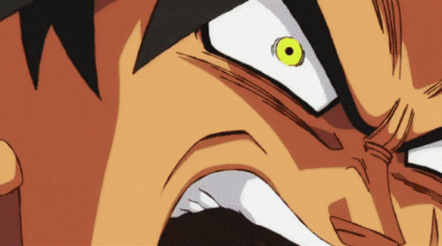 Broly Fires Eraser Cannon GIF