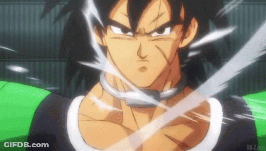 Broly Lightning Energy GIF