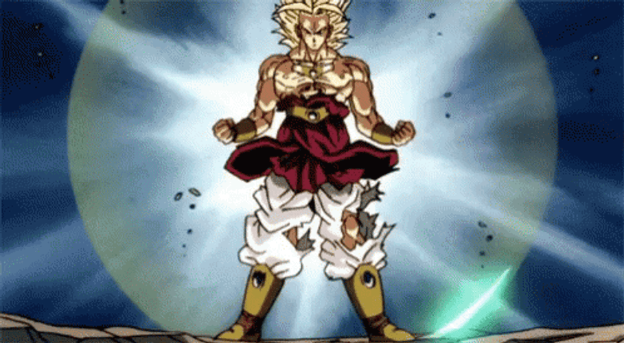 Broly Powered Shell GIF