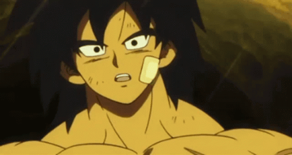 Broly Surprised Big Eyes GIF