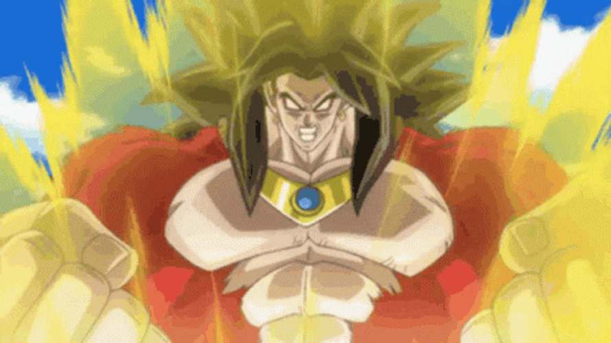 Broly Uses Full Power GIF