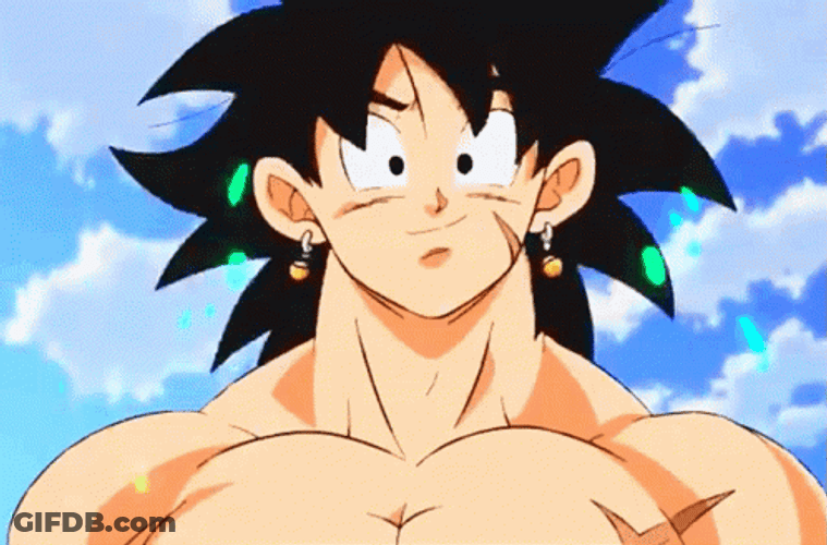 Broly Vs Goku Fusion GIF