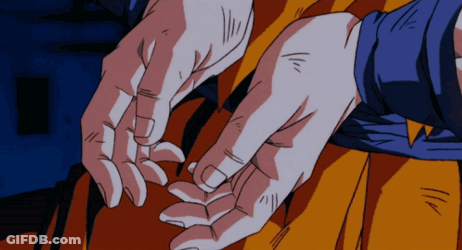 Broly Vs Goku Kamehameha GIF