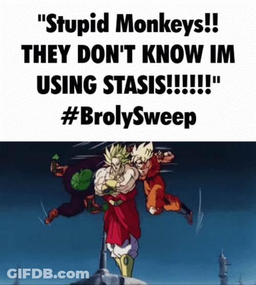Broly Vs Goku Stupid Monkey GIF