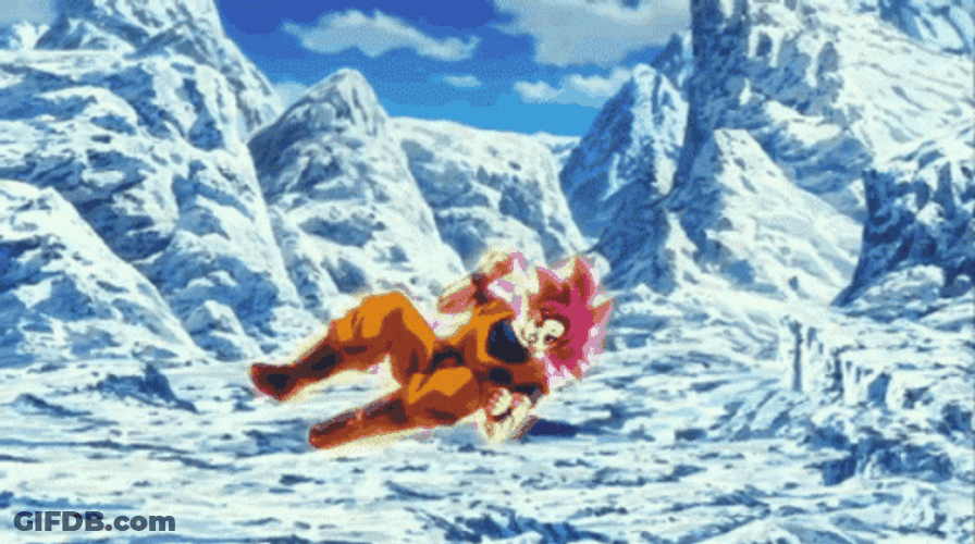 Broly Vs Goku Super Saiyan Rage GIF