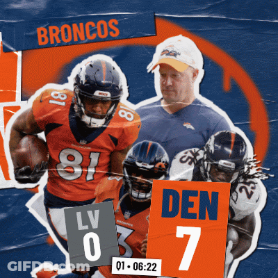 Broncos Football Team Players And Coach GIF