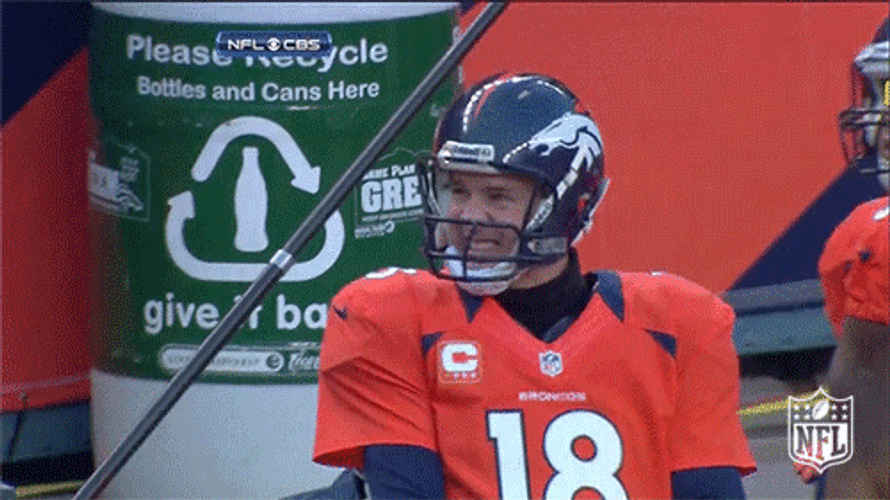 Broncos Jumping Like A Horsey GIF