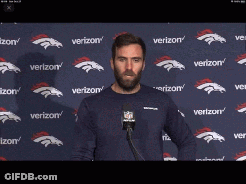 Broncos Player Dancing In Helmet GIF