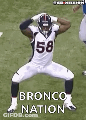 Broncos Player Dancing On Field GIF