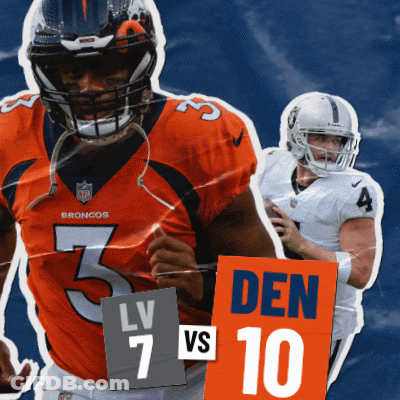 Broncos Player Holding Sign Lv 7 Vs 10 GIF