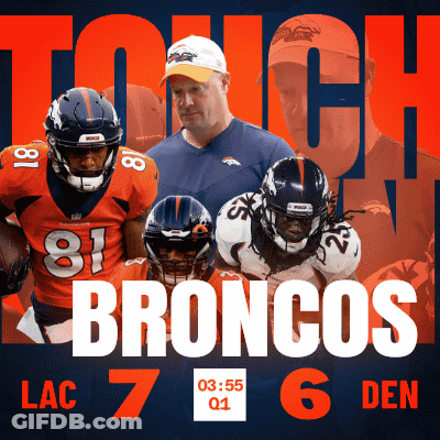 Broncos Poster With Players And Coach GIF