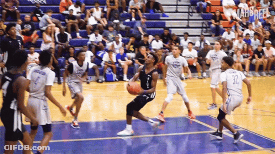 Bronny James Slam Dunk GIF