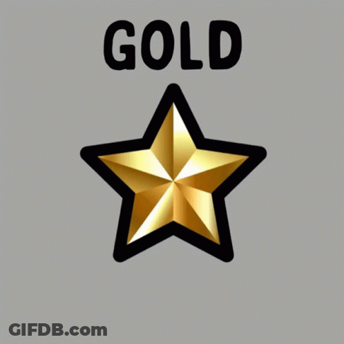 Bronze Star With Word Bronze GIF