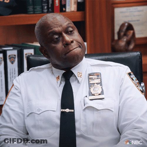 Brooklyn 99 Captain Ray Nodded GIF