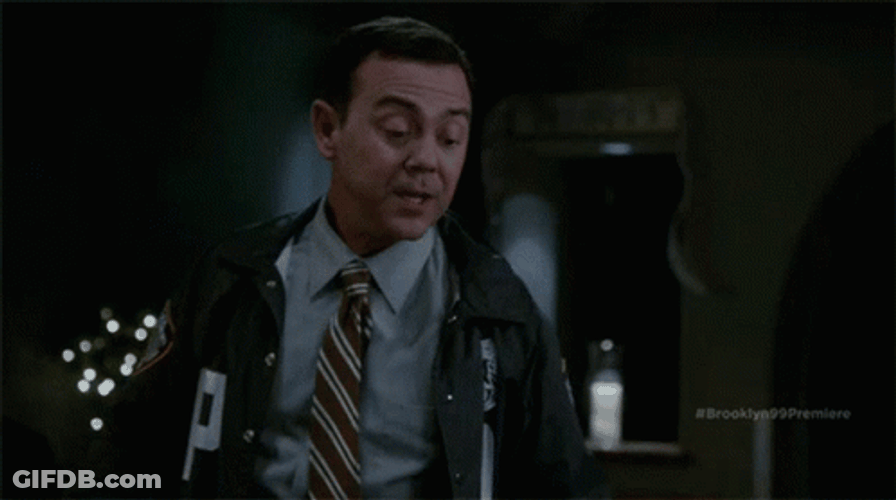 Brooklyn 99 Charles Got Real Wet Mouth GIF