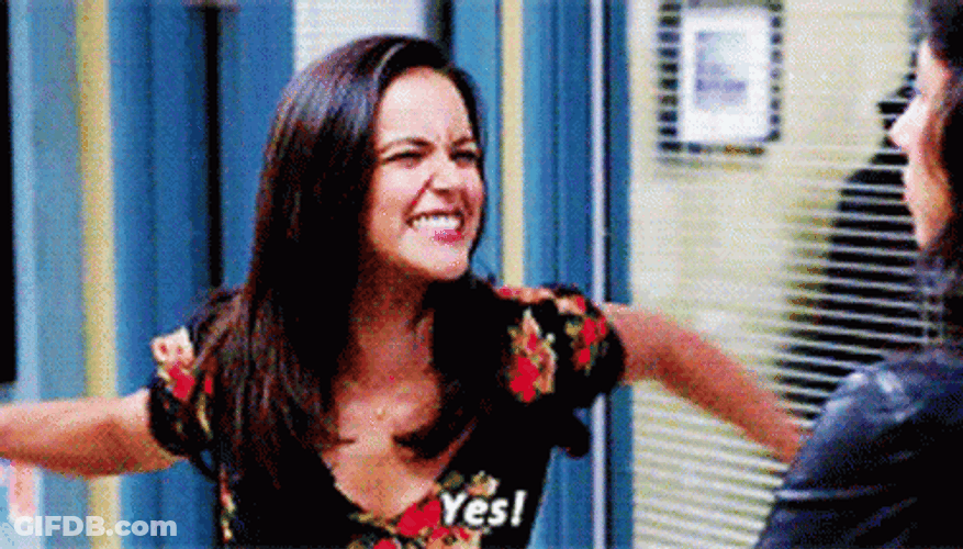 Brooklyn 99 Detective Amy Happy GIF