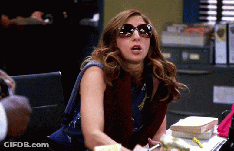 Brooklyn 99 Gina's Chefs Kiss GIF