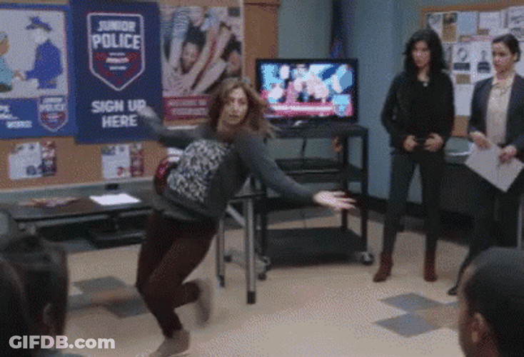 Brooklyn 99 Ginetta Marches Round GIF
