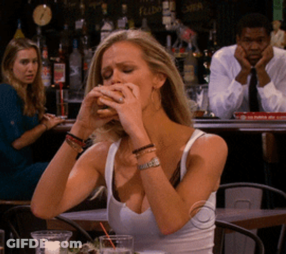 Brooklyn Decker Funny Eating GIF