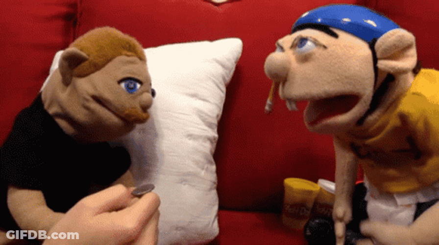 Brooklyn Guy And Jeffy Coin Flip GIF