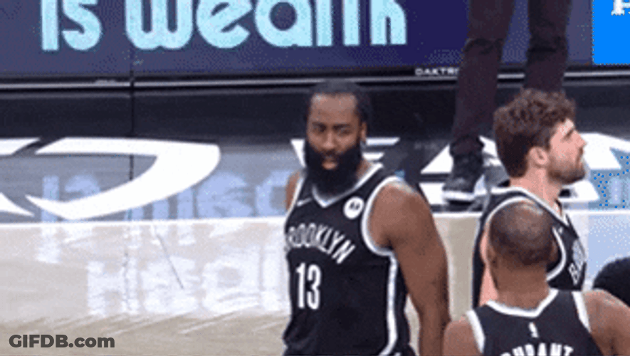 Brooklyn Nets James Harden High Five GIF