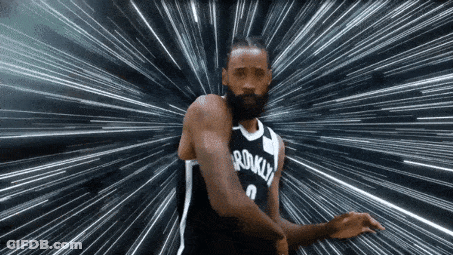 Brooklyn Nets Kyrie Irving Swaying Laser Sword GIF