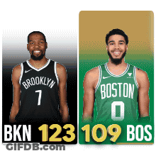 Brooklyn Nets Player And Celtics Player GIF