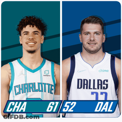 Brooklyn Nets Player And Dallas Player GIF