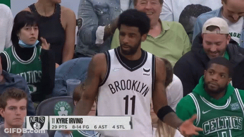 Brooklyn Nets Player In Front Of Crowd GIF