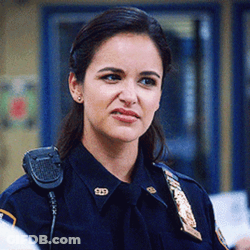 Brooklyn Nine Nine Amy Santiago Disgusting GIF