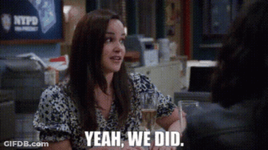 Brooklyn Nine-Nine Amy Santiago We Did It GIF