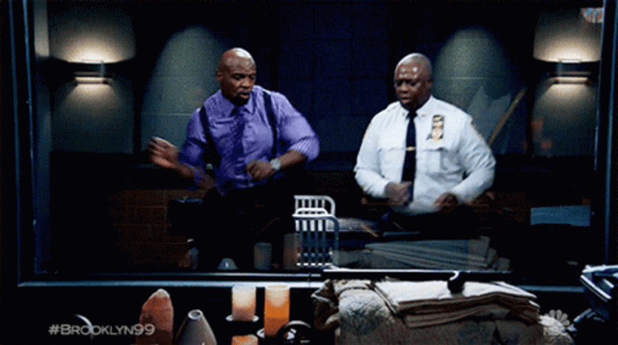 Brooklyn Nine Nine Captain Holt Dance GIF