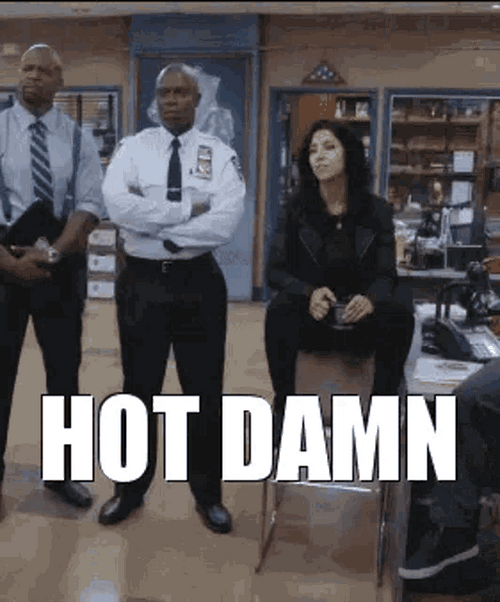 Brooklyn Nine Nine Hot Damn GIF