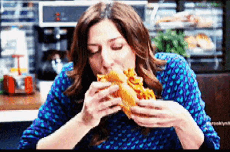 Brooklyn Nine Nine Hungry Gina Linetti GIF