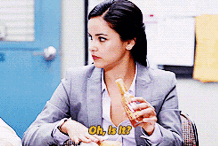 Brooklyn Nine Nine Mad Amy Santiago GIF