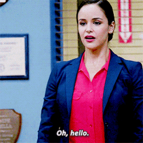 Brooklyn Nine Nine Oh Hello GIF
