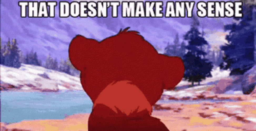 Brother Bear Making Sense GIF