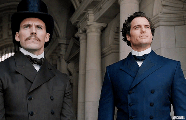 Brothers Sherlock Mycroft In Enola Holmes GIF