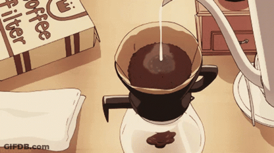 Brown Aesthetic Coffee GIF