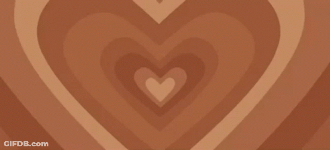 Brown Aesthetic Heart GIF
