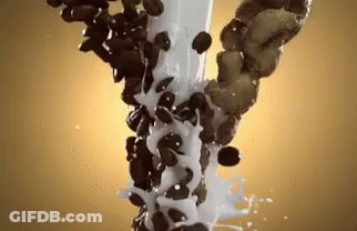 Brown And White Dog Next To Red Bowl GIF