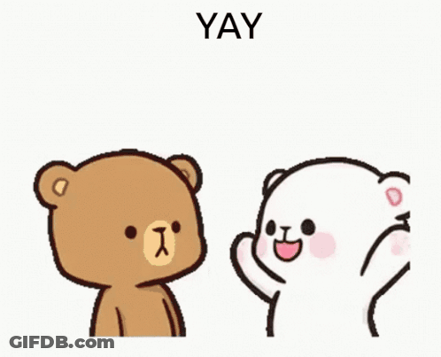 Brown And White Teddy Bears Talking GIF