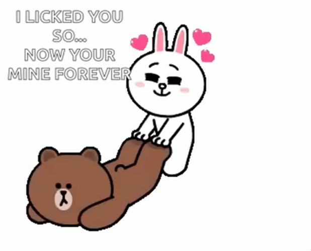 Brown Cony Lick Mine Forever GIF